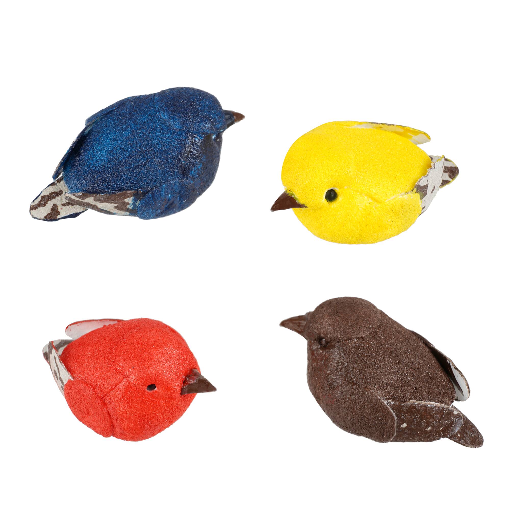 12 Packs: 4 ct. (48 total) Micro Mini Mushroom Birds by Ashland®